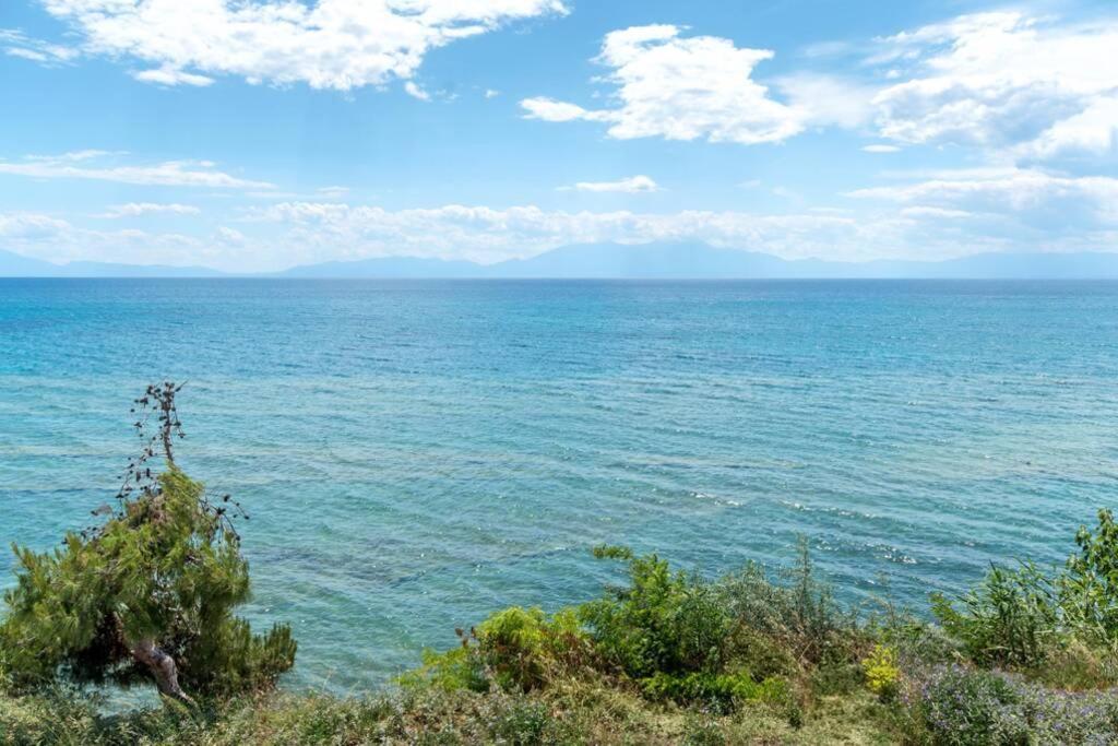 Endless Sea View House Villa Nea Irakleia Exteriör bild